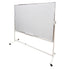 Mobile Reversible Magnetic Whiteboard | 72" x 48" | White Metal & Aluminum Frame