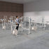 Mobile Barriers for Physical Distancing | White Semi-Gloss - Eddie's Hang-Up Display Ltd.